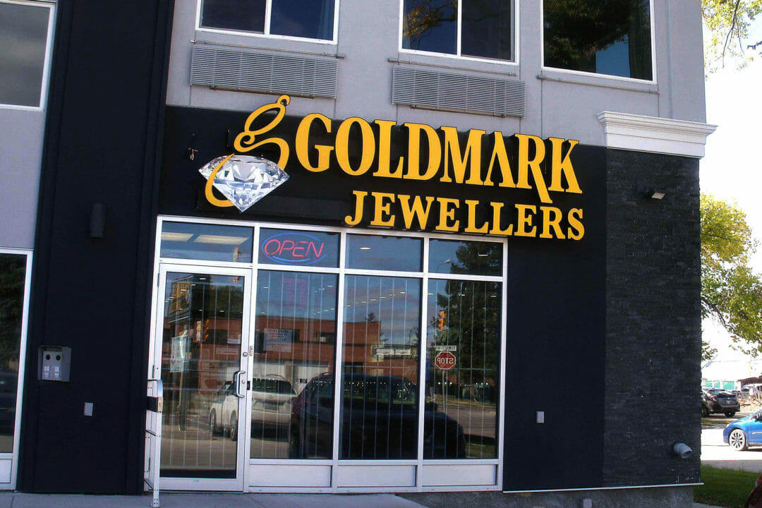 Goldmark Jewellers - advance signs and awnings
