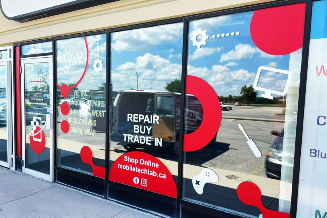 Mobile tech regent st. - advance signs and awnings