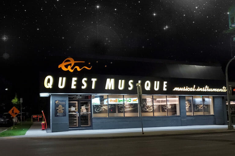 Quest Musique - advance signs and awnings
